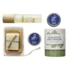 Forest Path Gift Bundle including room spray, soap, accessories, lotion bars on white background