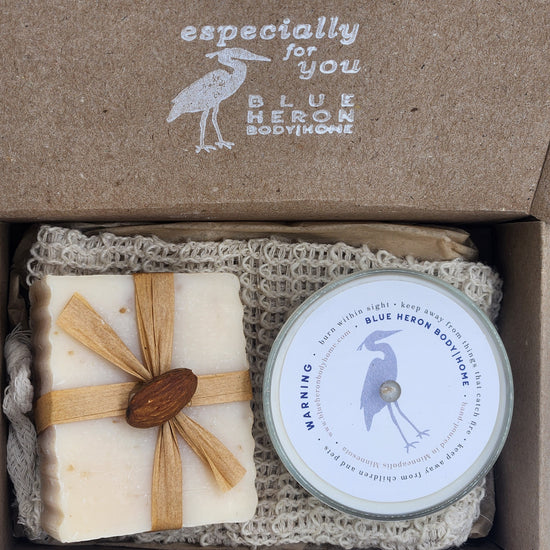 Almond Lover's Gift Bundle -- Save $3! - Blue Heron Soap Co