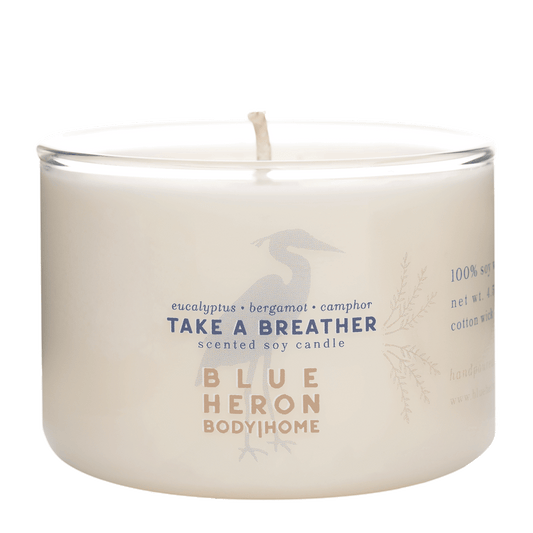 Take a Breather Candle - Blue Heron Soap Co