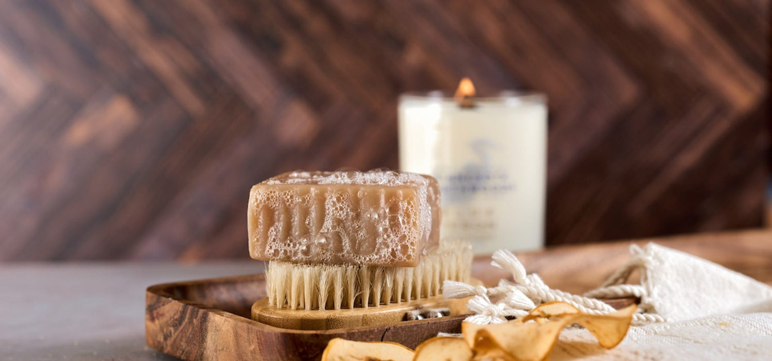 AppleCrisp BHBH Environmentals for homepage | Blue Heron Soap Co