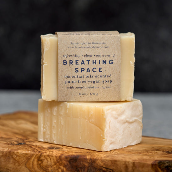  Breathing Space- Refreshing Clear Enlivening Eco Soap - Blue Heron Soap Co