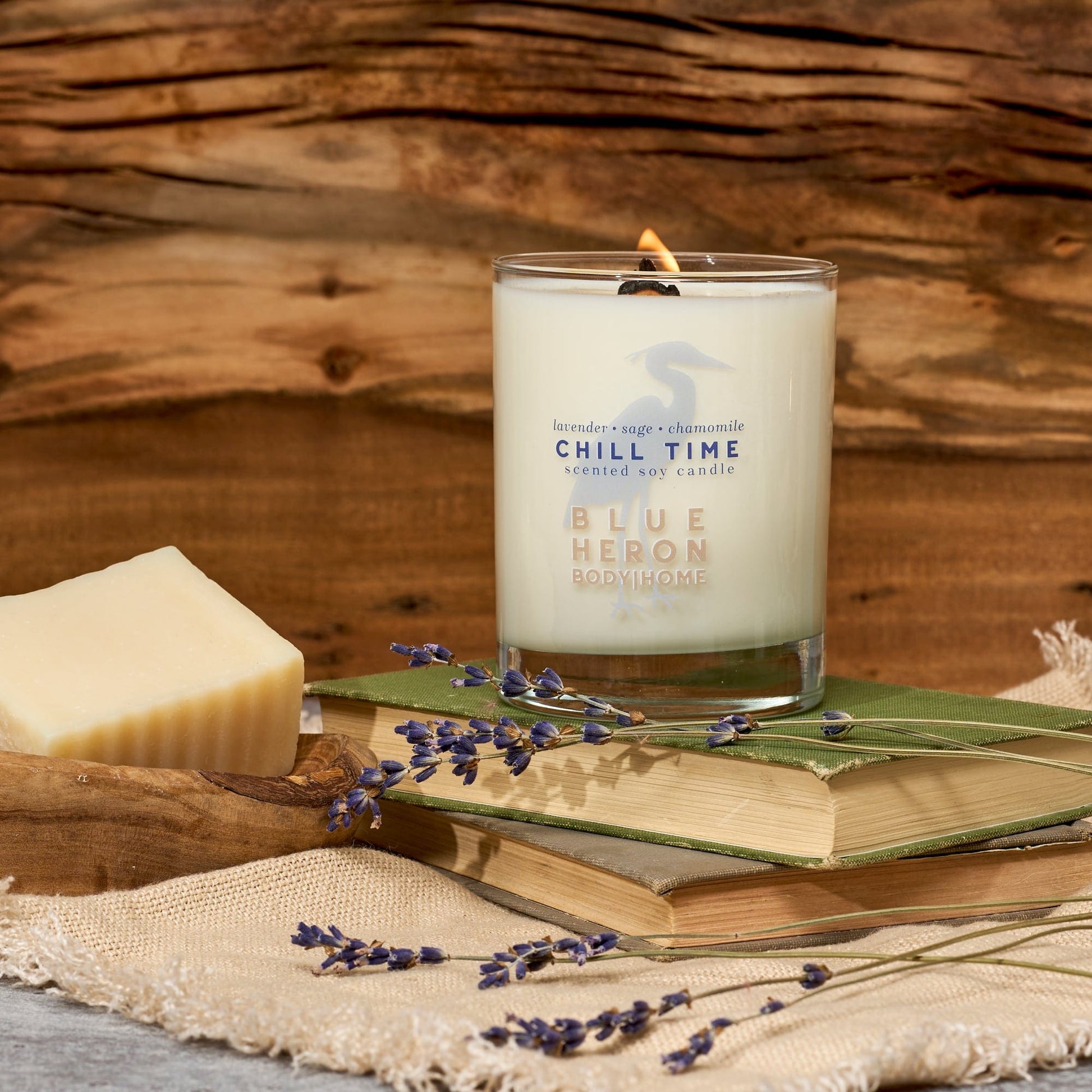 Chill Time Candle - Blue Heron Soap Co