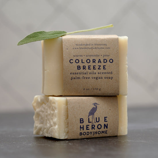 Colorado Breeze - Warm Aromatic Pine Eco Soap - Blue Heron Soap Co