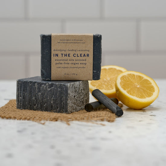 In the Clear - Detoxifying Healing Activating Eco Soap - Blue Heron Soap Co