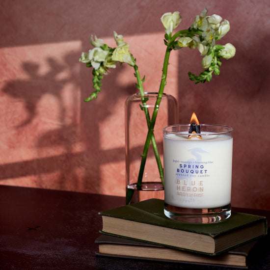 Spring Bouquet Candle - Blue Heron Soap Co