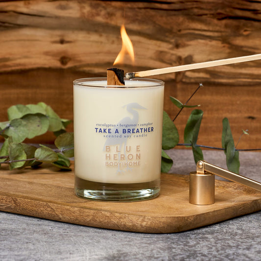 Take a Breather Candle - Blue Heron Soap Co