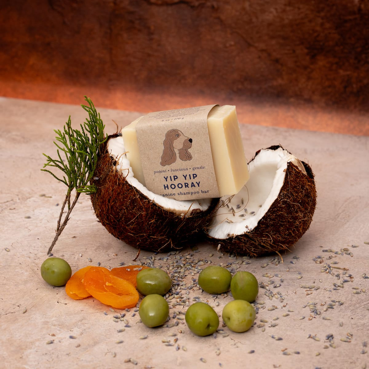 Yip Yip Hooray Canine Shampoo Bar - Blue Heron Soap Co